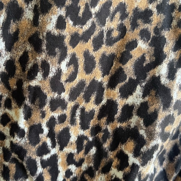 Ann Taylor LOFT Sleeveless Belted Midi Dress, Leopard Print, Size 8 - Picture 8 of 8